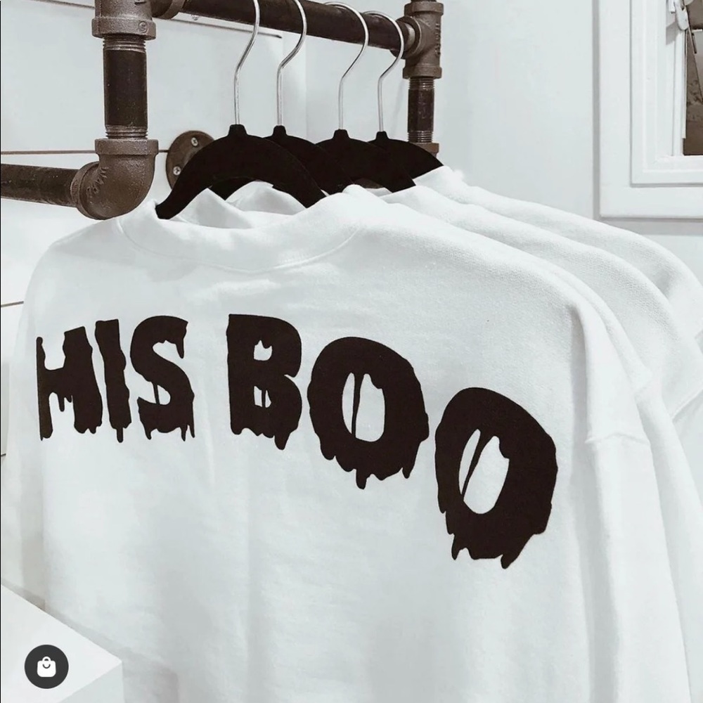 Hubs & Hers “His Boo” sweatshirt